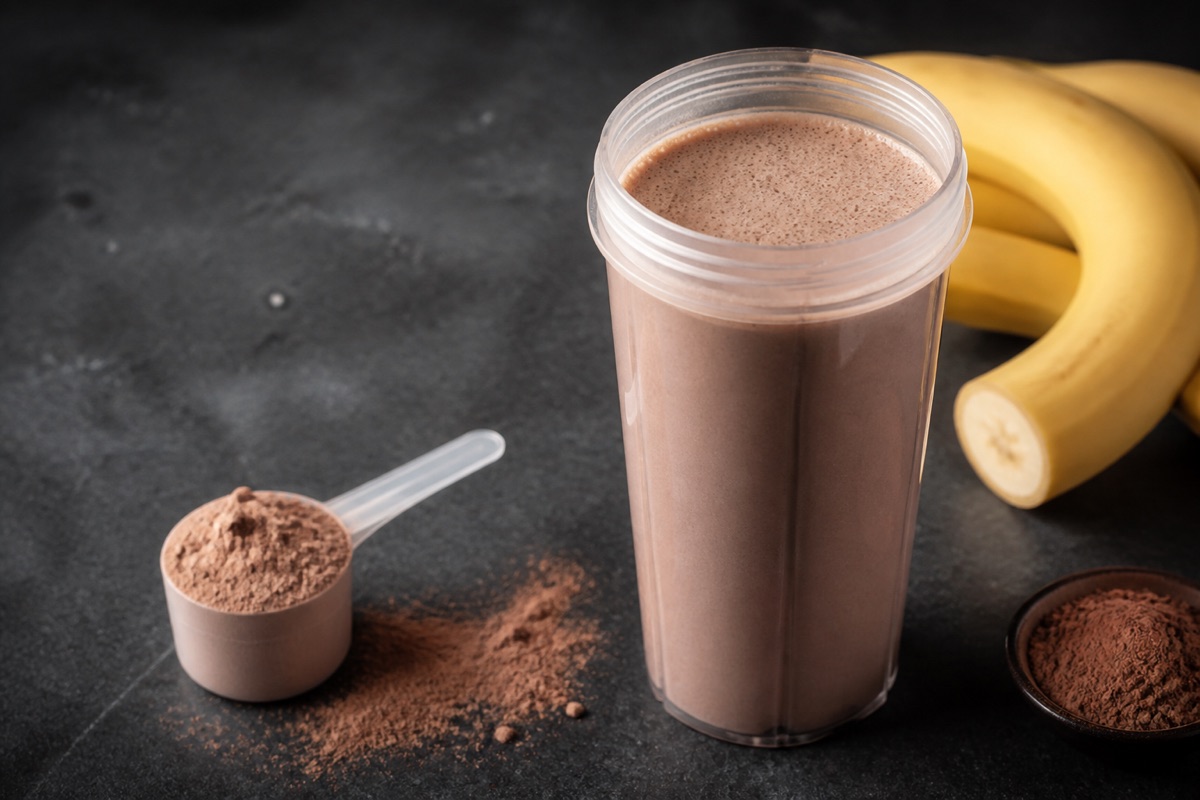 Chocolate banana shake