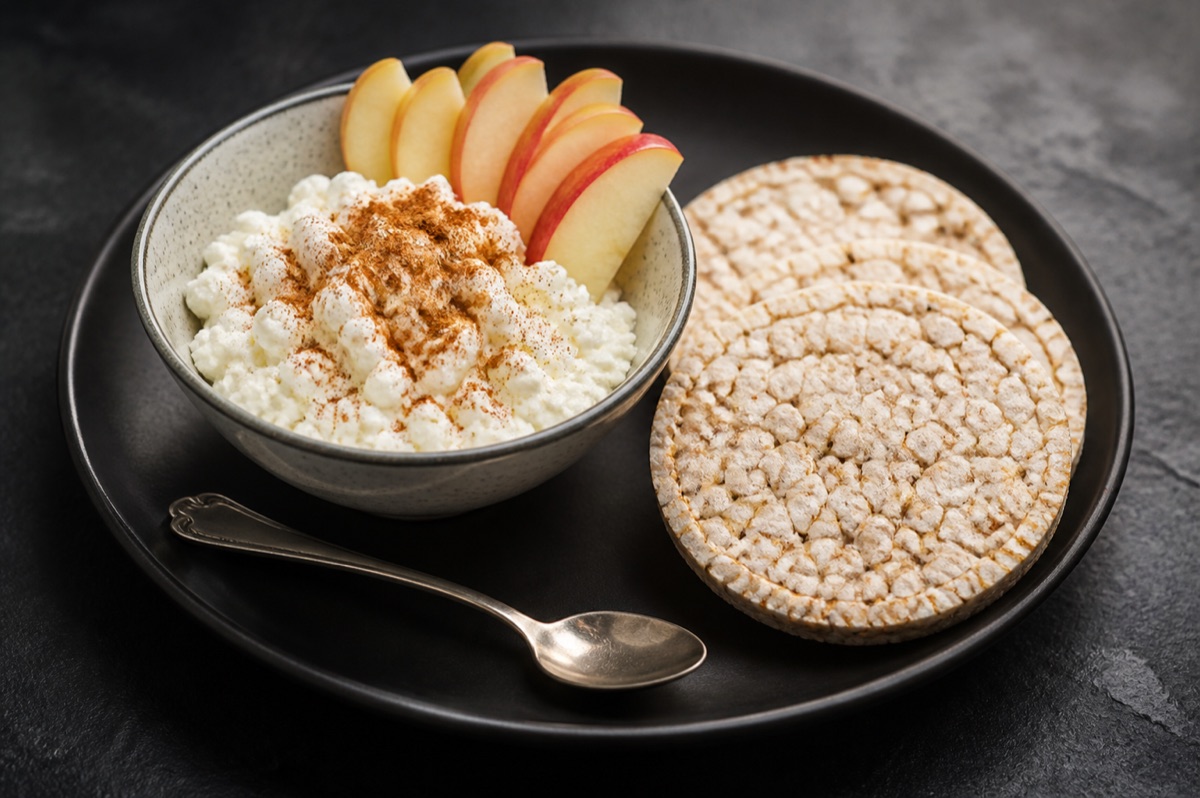 Cottage cheese snack plate
